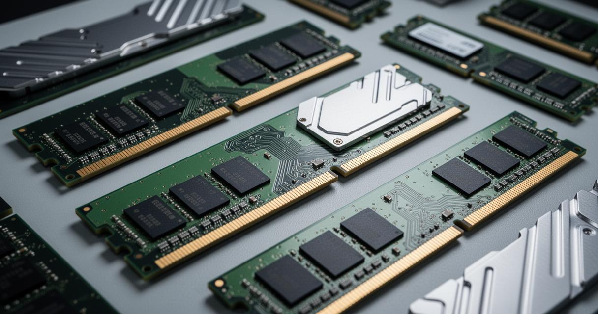 Types de mémoire RAM et encapsulation actuellement disponibles : comparatif DDR5, DDR4 et technologies SRAM